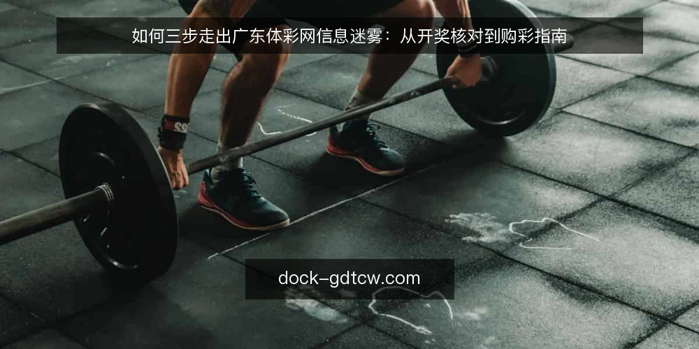 如何三步走出广东体彩网信息迷雾:从开奖核对到购彩指南 — 准备阶段:明确你的信息需求边界 配图